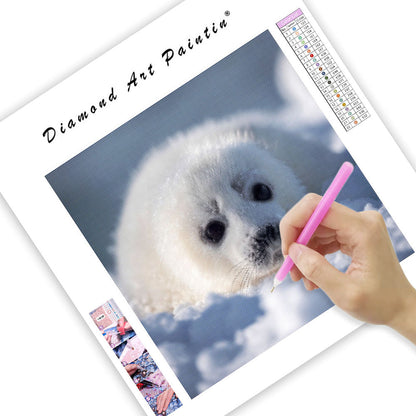 Harp Seal Pup - Diamond Painting