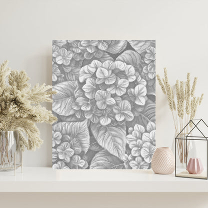Hydrangeas in Groups - Dot Painting