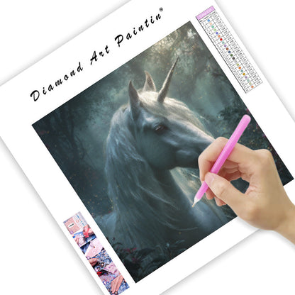 Enchanted Forest Unicorn - Diamond Painting