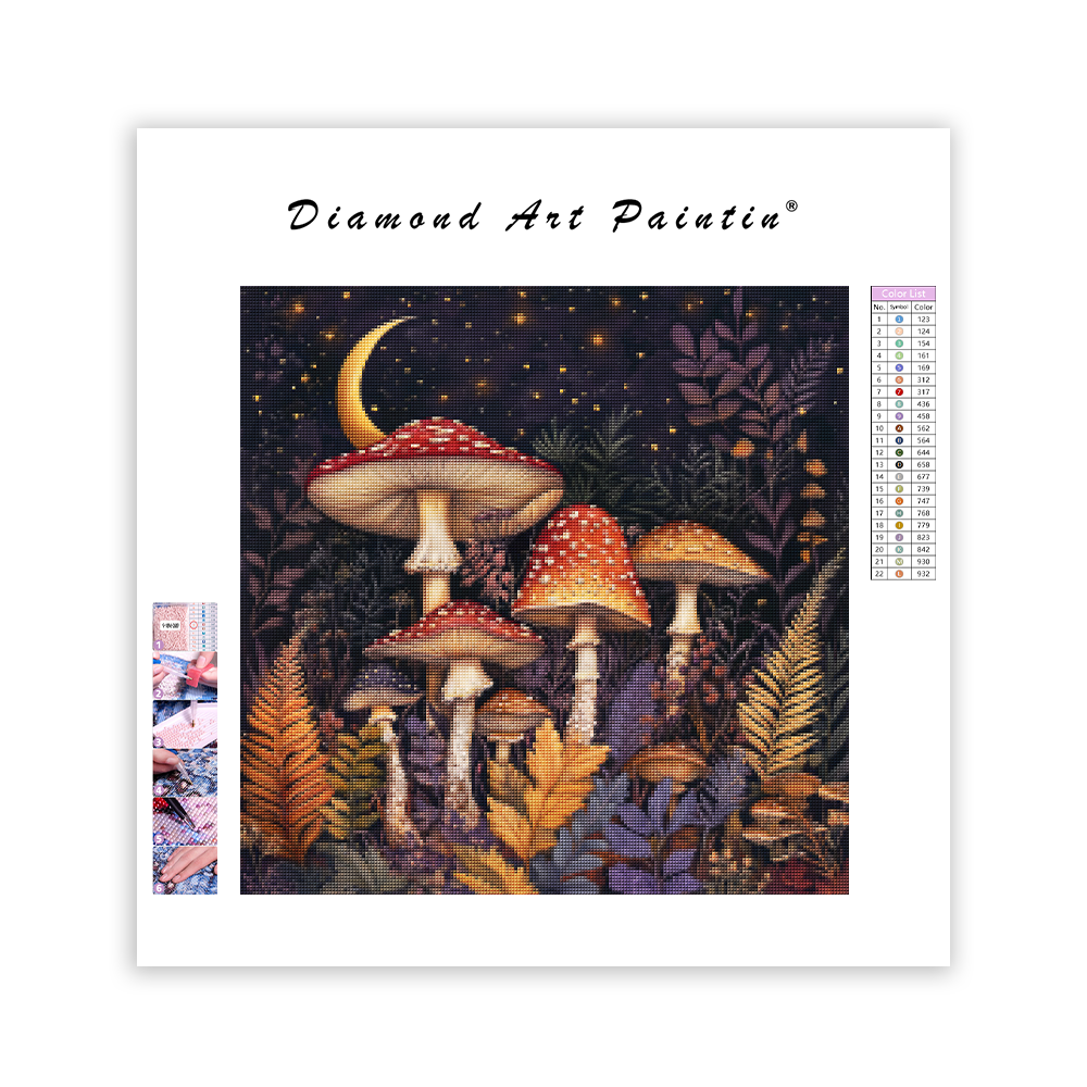 Mystical Botanical Illustration - Diamond Painting