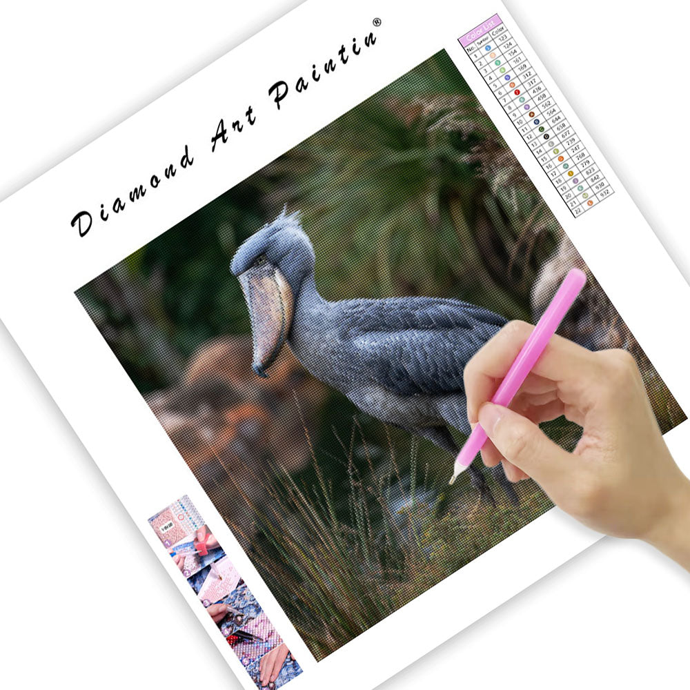 Shoebill Stork - Diamond Painting