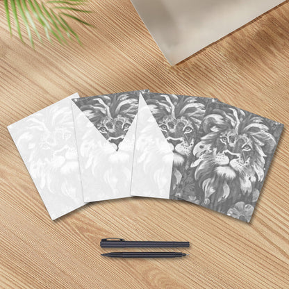 Lion with a Brave Heart - Dot Painting