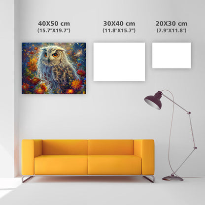 Mystic Owl Garden - Diamond Painting
