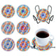 DIY Waterproof Case Classic Mandala B Gift Decor Set - Diamond Coasters