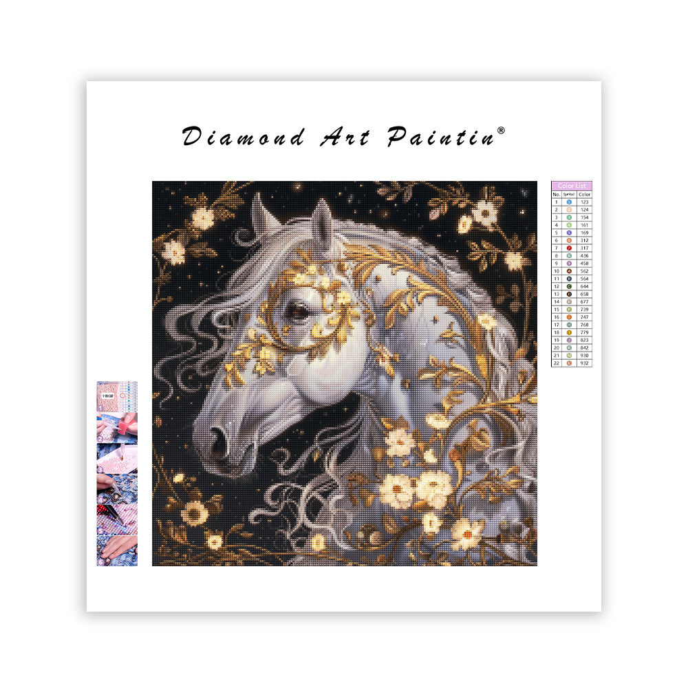 Flaming Radiance - Diamond Painting