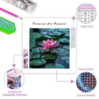 Lotus Serenity - Diamond Painting
