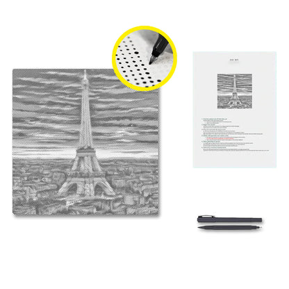 Eiffel Tow - Dot Painting