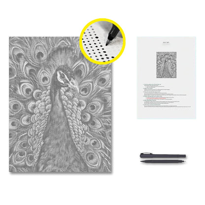 Peacock - Dot Painting