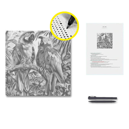 Parrot Bird - Dot Painting