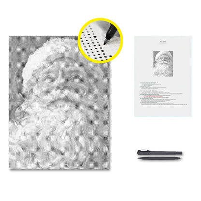 The Kind Santa Claus - Dot Painting