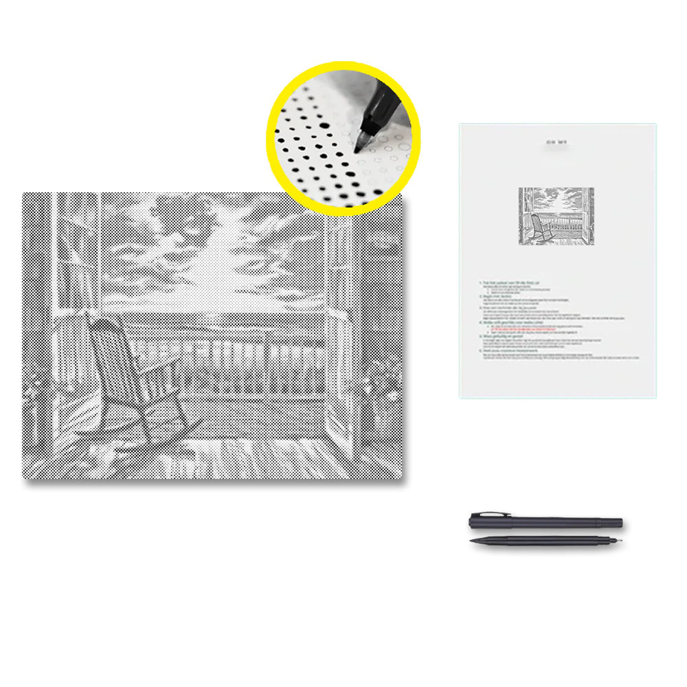 Seaside Rest - Dot Painting
