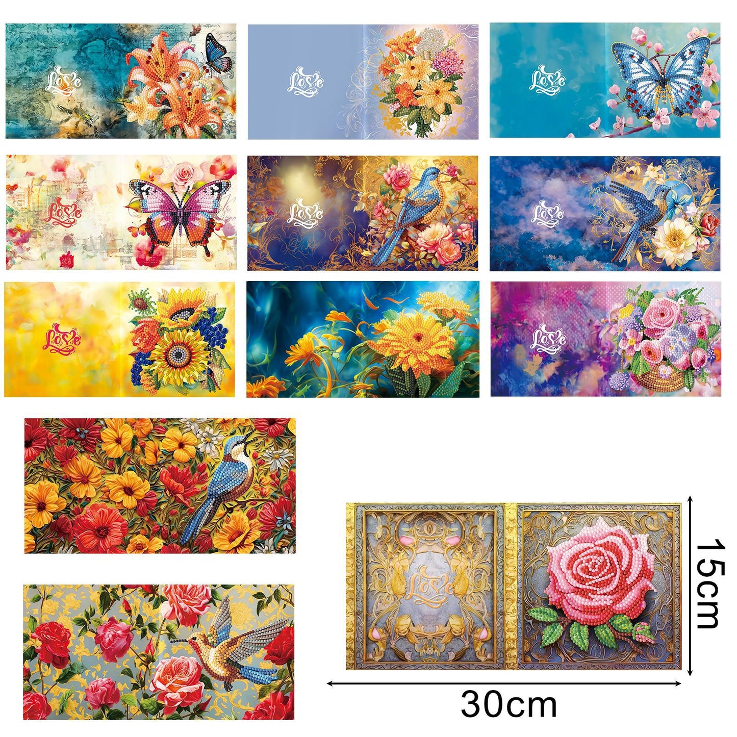 Greeting Card - Eternal Bloom Set