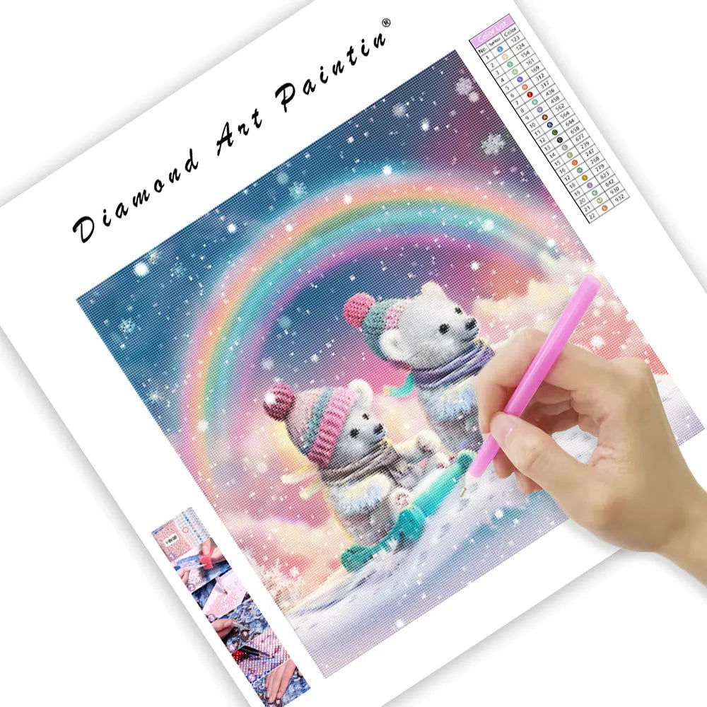 Winter Cubs - Diamond Painting