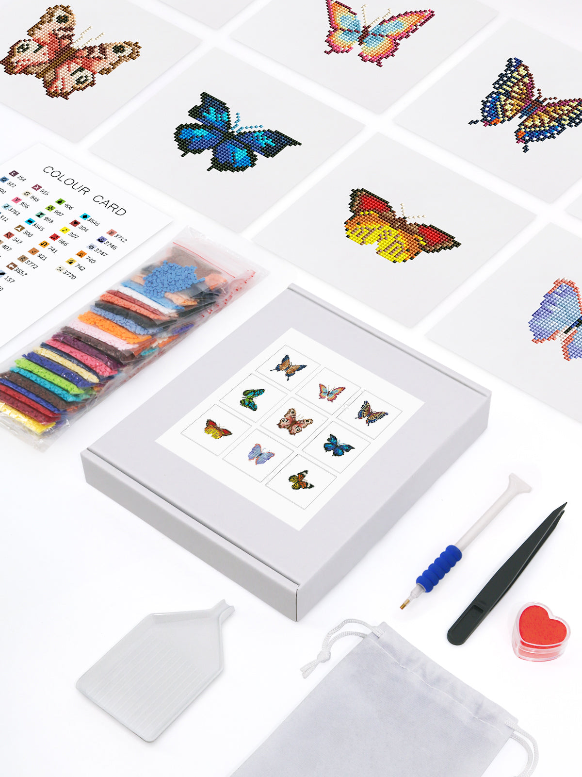 Mini-Colorful Butterfly Blossoms