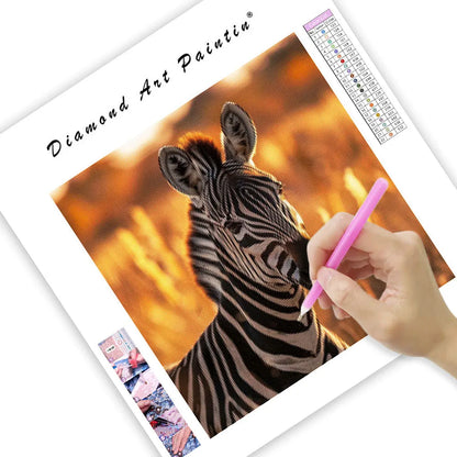 Zebra Stripes - Diamond Painting