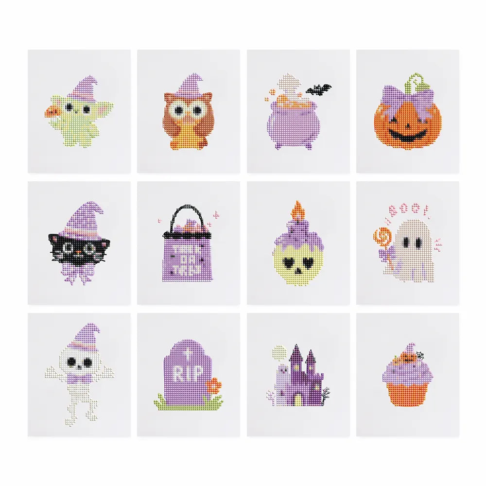 Mini-Purple Pumpkin Witch Parade
