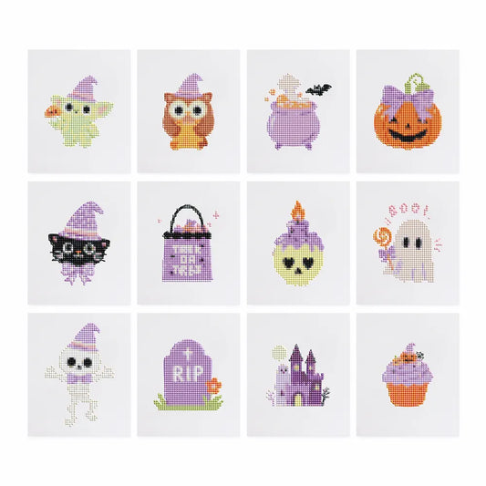 Mini-Purple Pumpkin Witch Parade