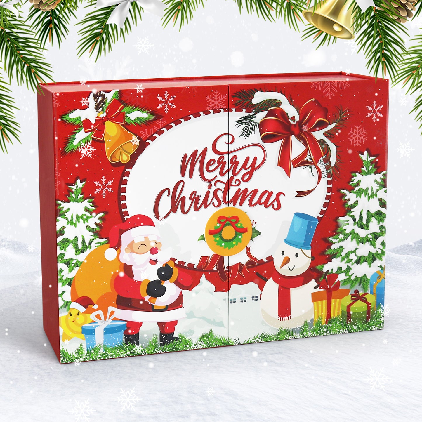 Diamond Painting Christmas Mystery Gift Box-Red-2