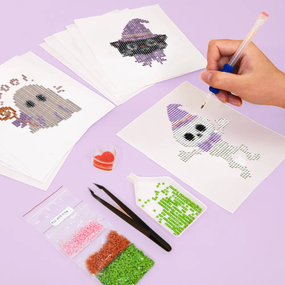 Mini-Purple Pumpkin Witch Parade