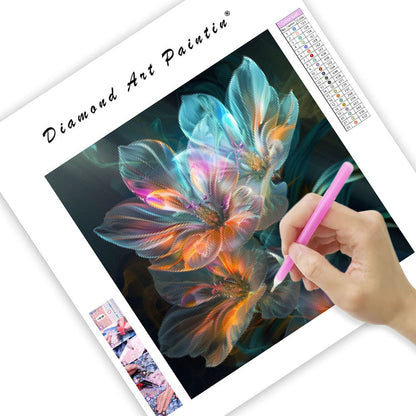 Crystal Flower Light - Diamond Painting