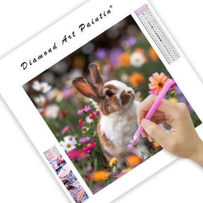 Spring Bunny Garden - Diamond Painting