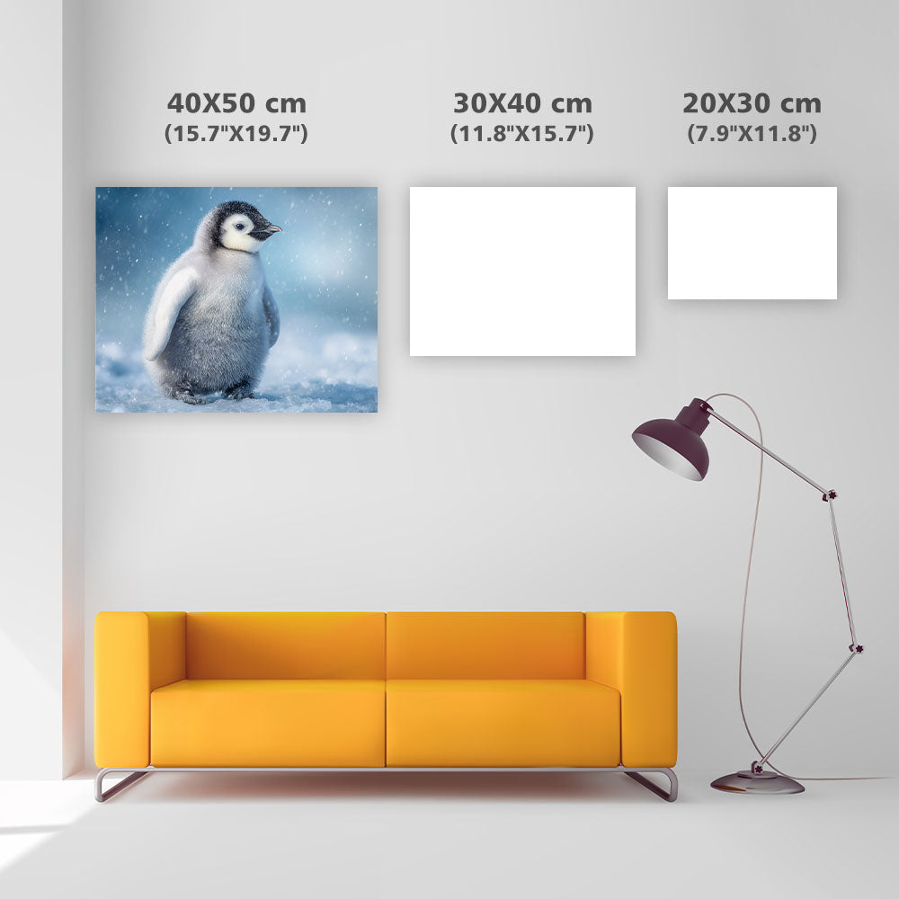 Emperor Penguin Chick - Diamond Painting