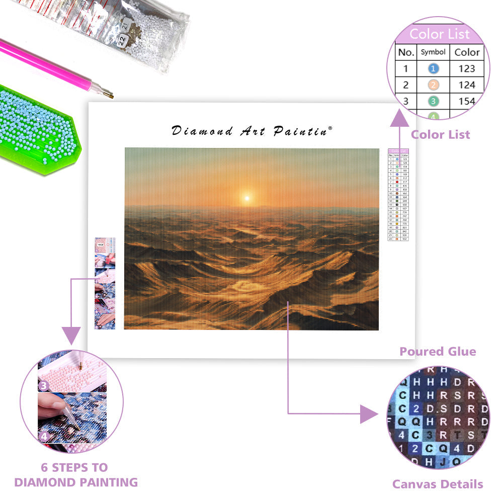 Vast Desert Landscape - Diamond Painting