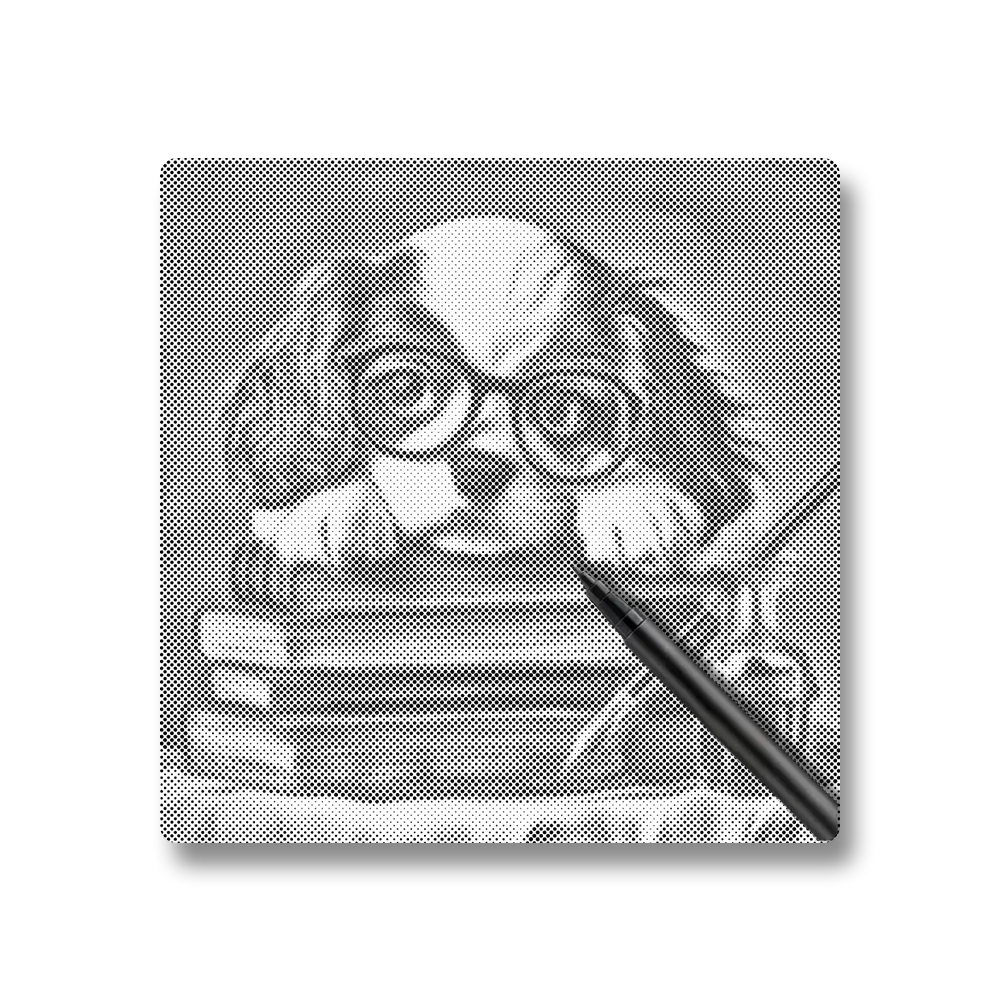 Bookish Puppy Charm - Dot Painting