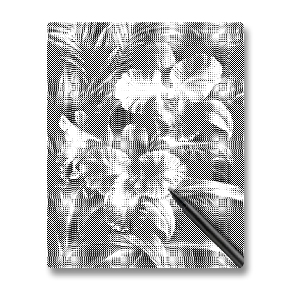 Pink Orchid - Dot Painting