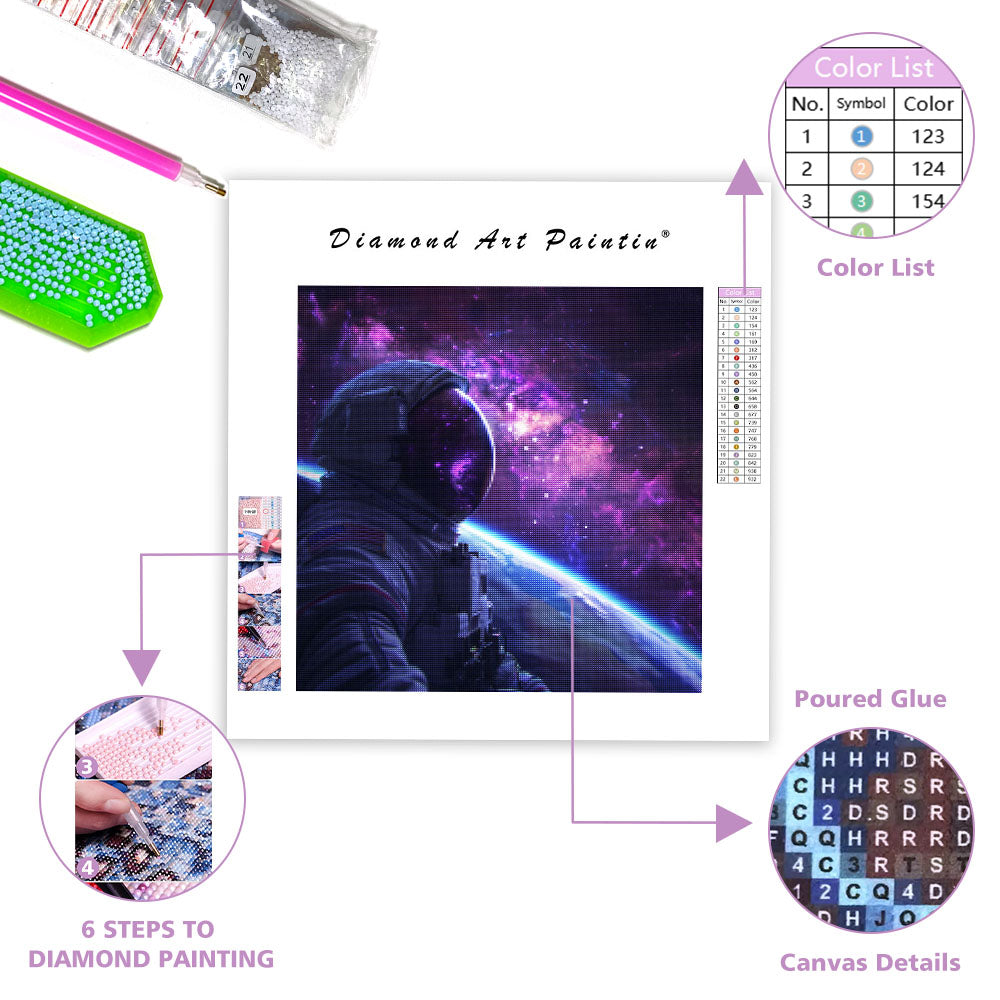 Astronaut Nebula - Diamond Painting