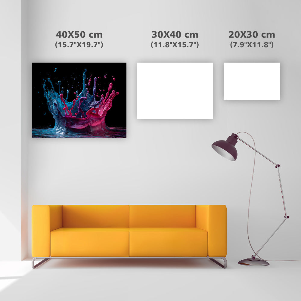Dynamic Paint Splash Crown - Diamond Painting