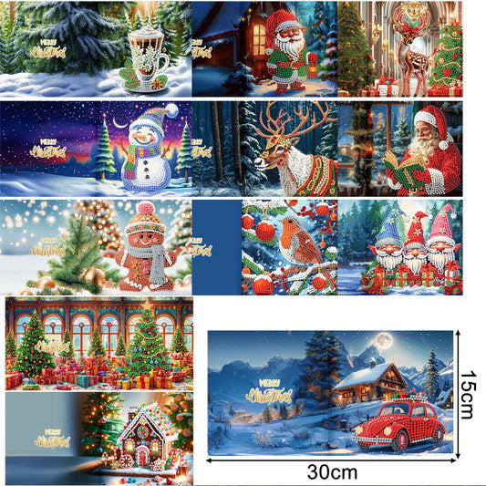 Greeting Card - Christmas Village Set
