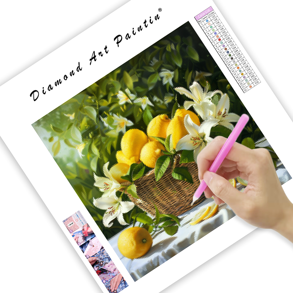 Lemon Garden - Diamond Painting