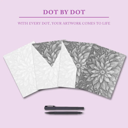Mystic Bloom - Dot Painting