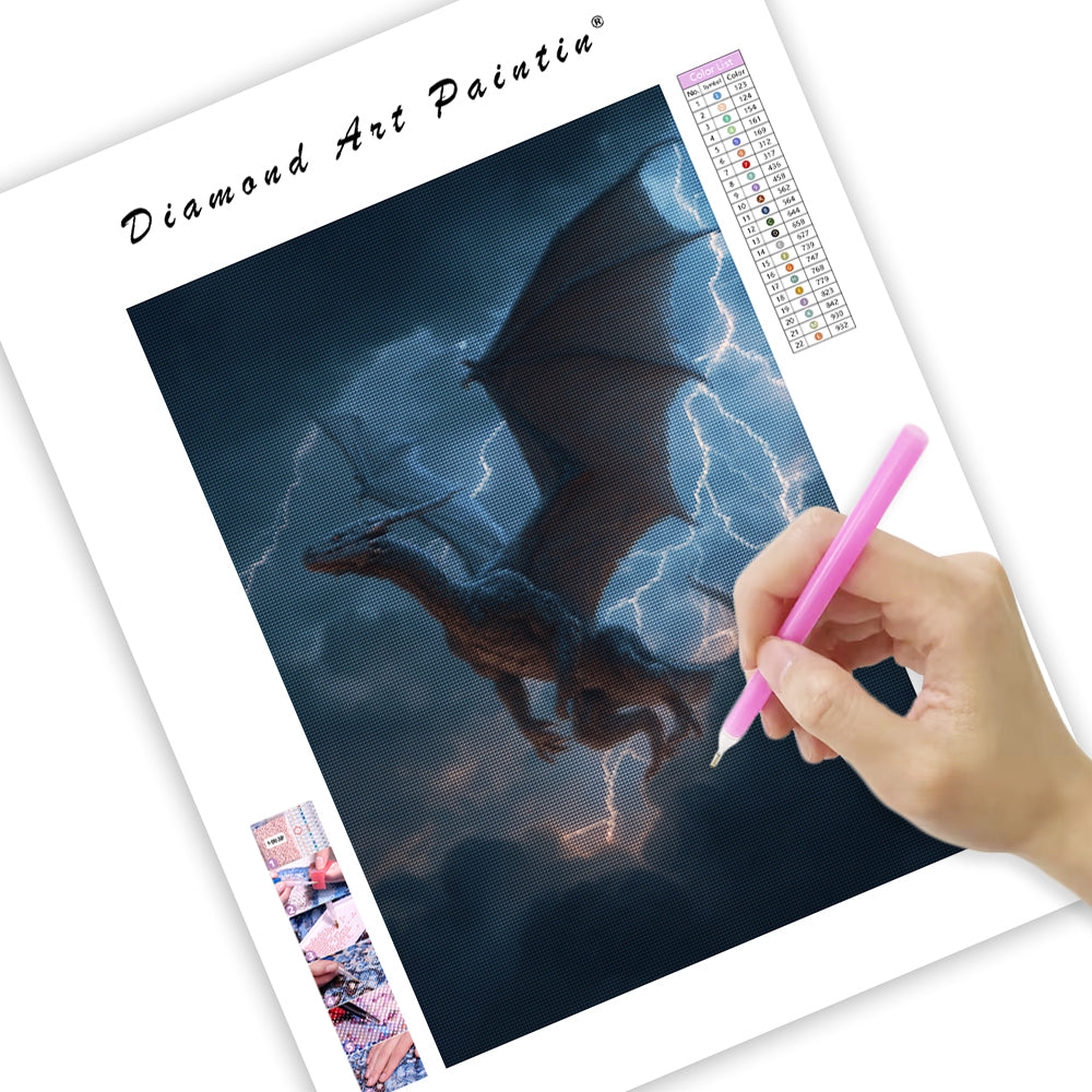 Storm Dragon - Diamond Painting