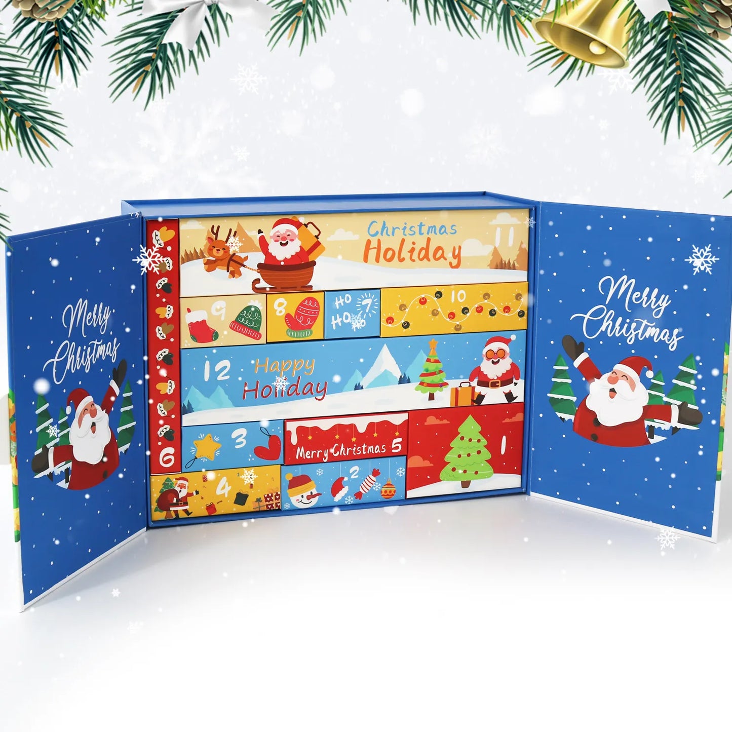 Diamond Painting Christmas Mystery Gift Box-Blue-2