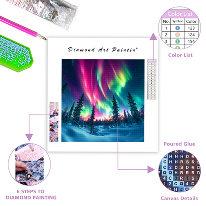 Northern Lights Display - Diamond Painting