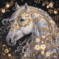 Flaming Radiance - Diamond Painting