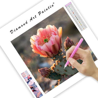 Cactus Bloom - Diamond Painting