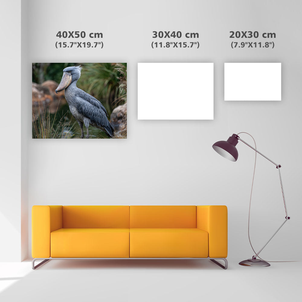 Shoebill Stork - Diamond Painting