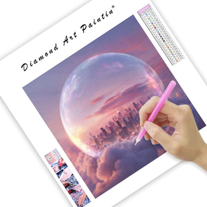 Bubble City - Diamond Painting