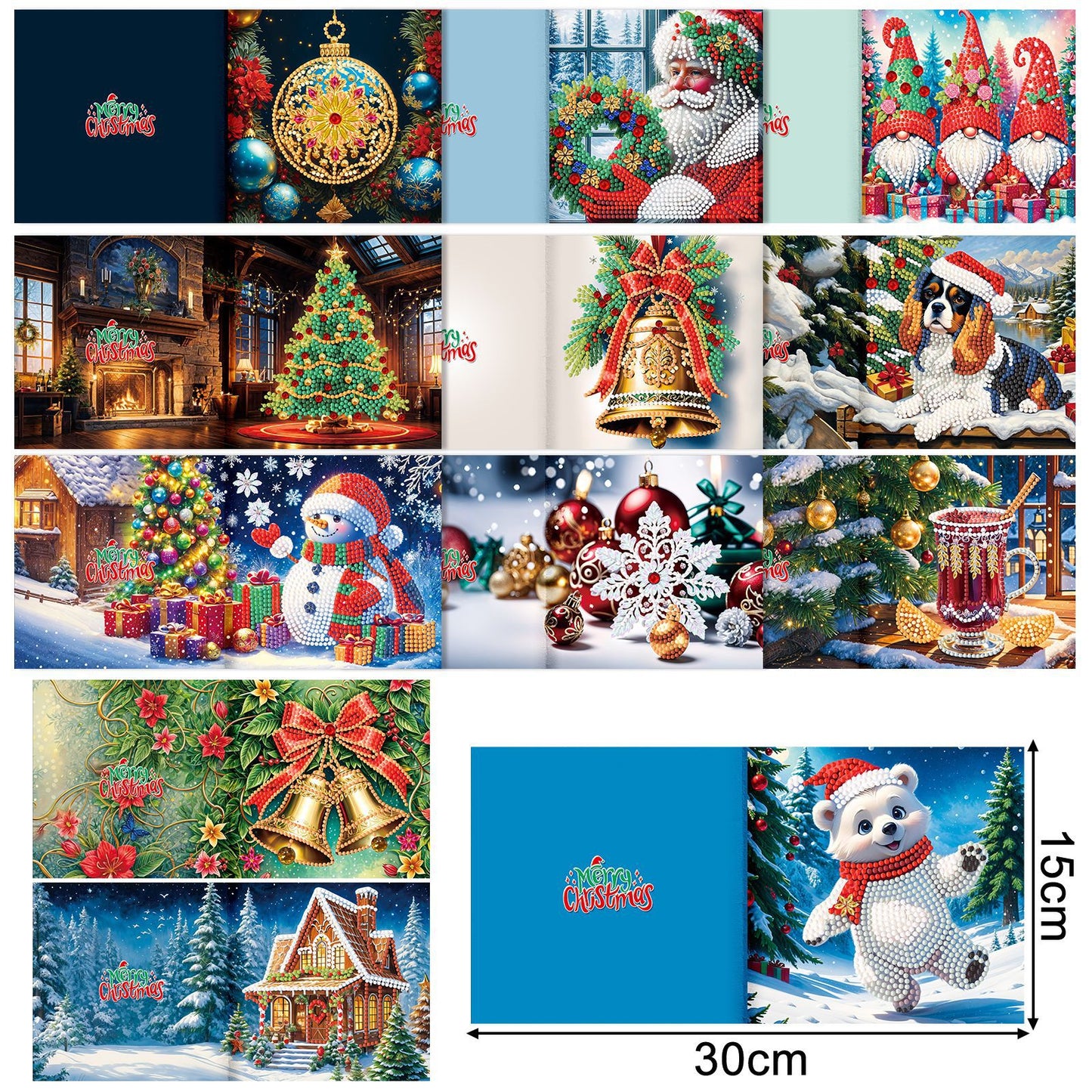 Greeting Card - Christmas Elegance Set