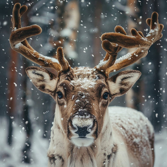 Winter Reindeer - Diamond Painting