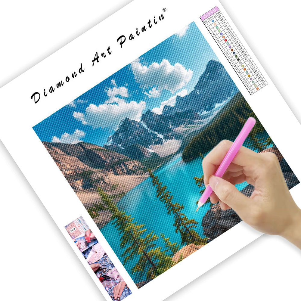 Banff Turquoise Lake - Diamond Painting