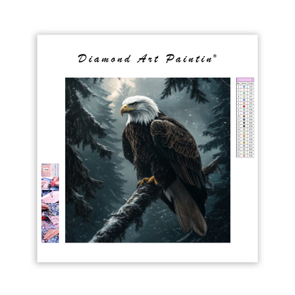 Majestic Bald Eagle - Diamond Painting