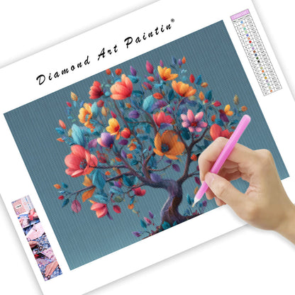 Magic Bloom Tree - Diamond Painting