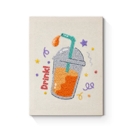 Juice Drink - Punch Needle