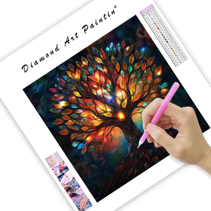 Tree of Life Glow - Diamond Painting