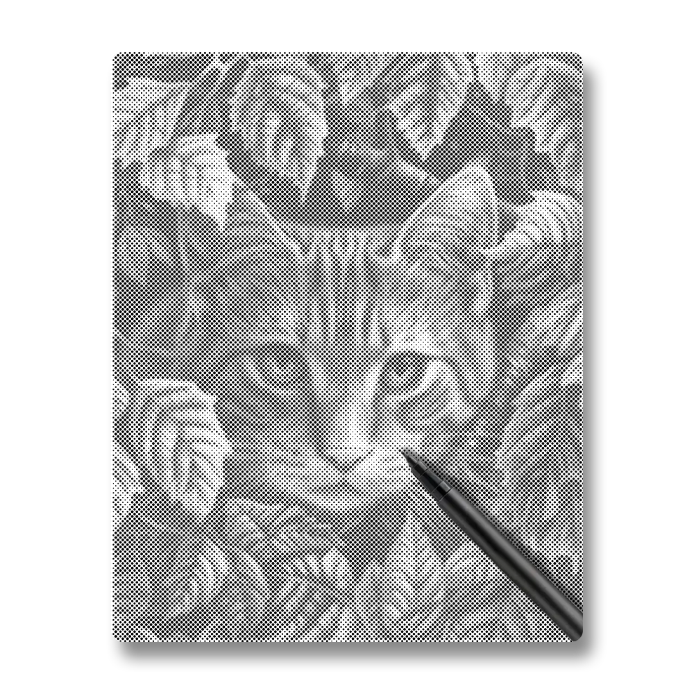 Leaves and Cat - Dot Painting