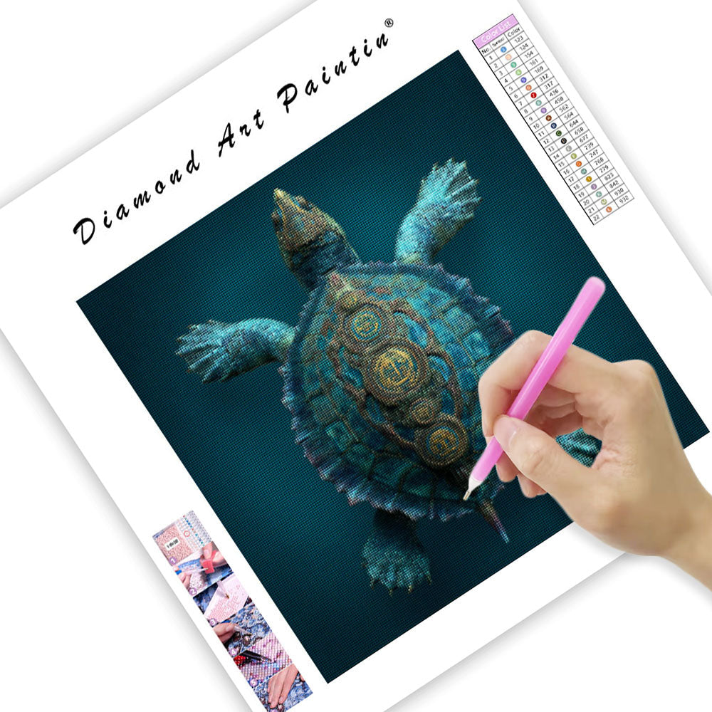 Mystic Dragon Turtle - Diamond Painting